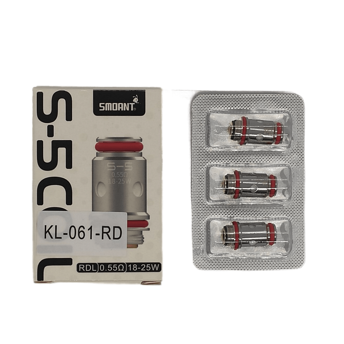 Smoant Santi S-5 0.55ohm Coil KL-061-RD-COIL (в упак. 3 шт.)