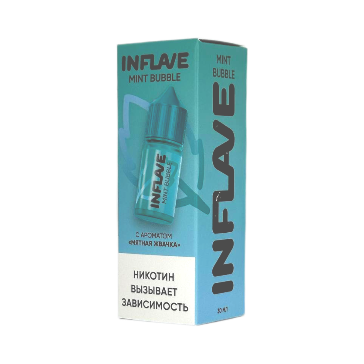 INFLAVE BUBBLE Мятная жвачка 30мl. 2 %