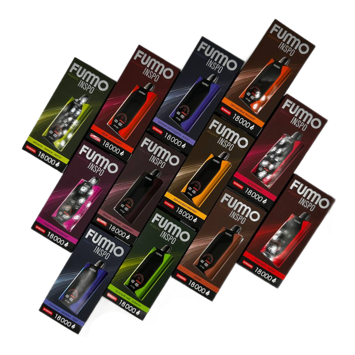 FUMMO GTS 18000 Черная смородина алоэ strong 2%