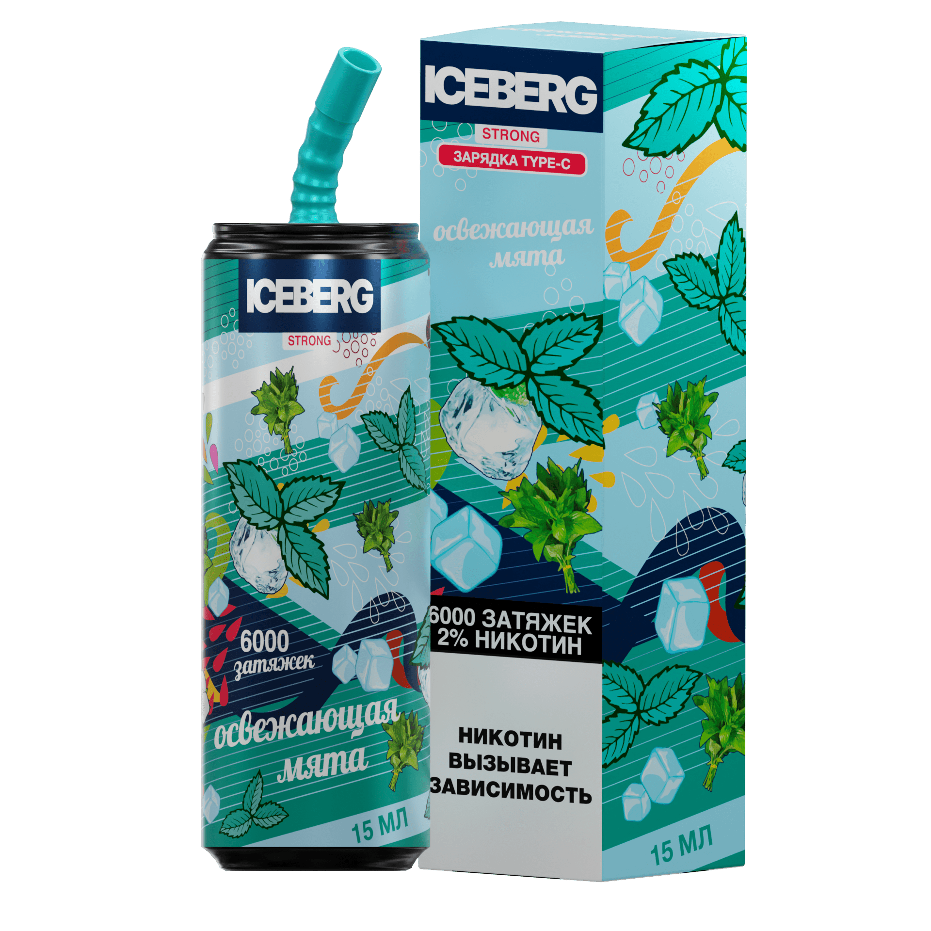 ICEBERG XXL 6000 Освежающая мята 2%