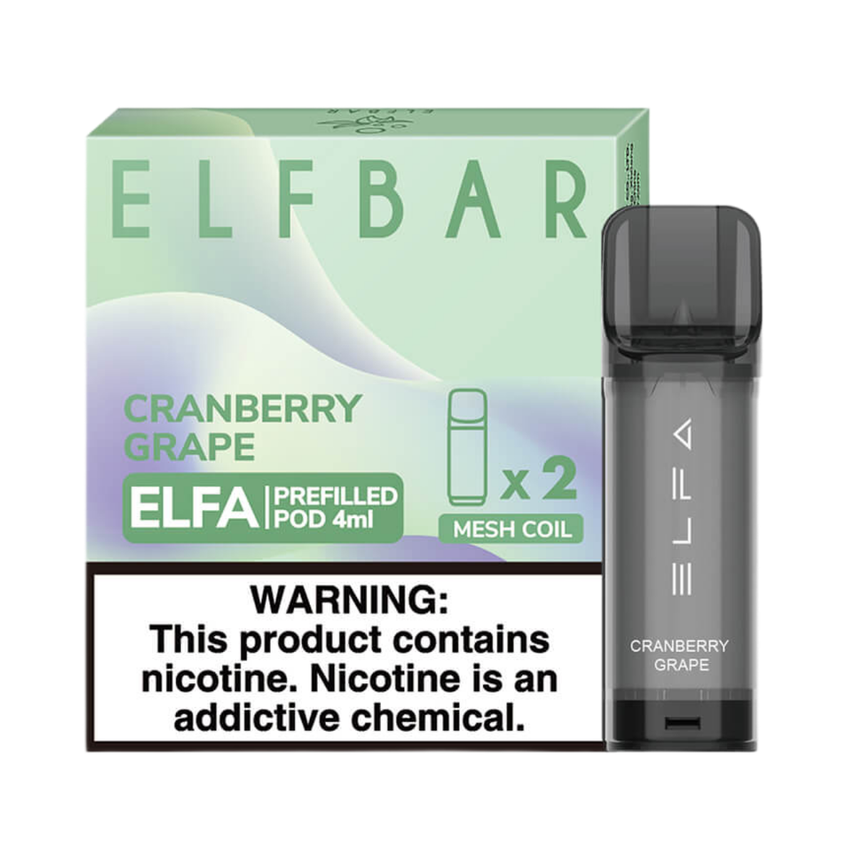 Картридж ELFBAR Клюква виноград 4мл х 2шт