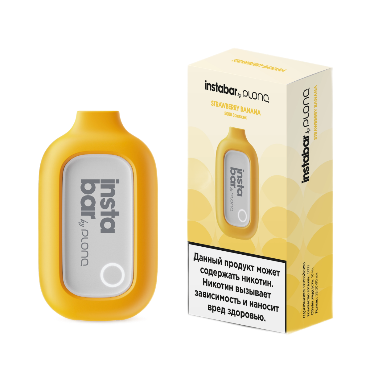 INSTABAR by PLONQ 5000 Клубника банан 2%