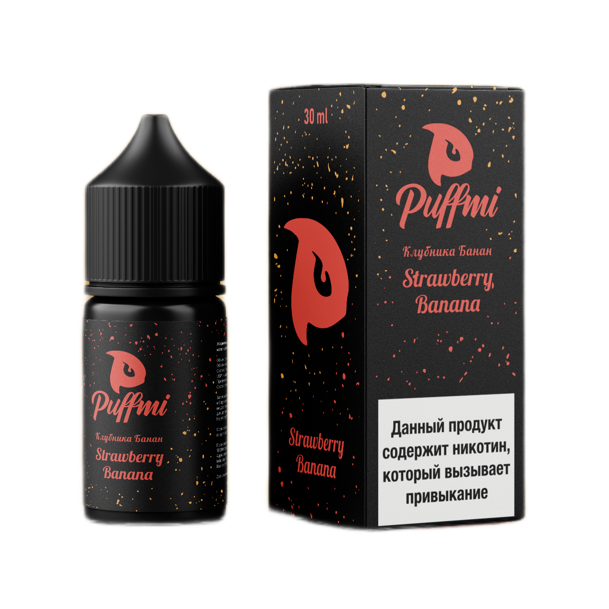 PUFFMI Клубника банан 30мл.20мг.