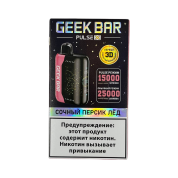 GEEK BAR PULSE X 25000 Сочный персик лёд 2%