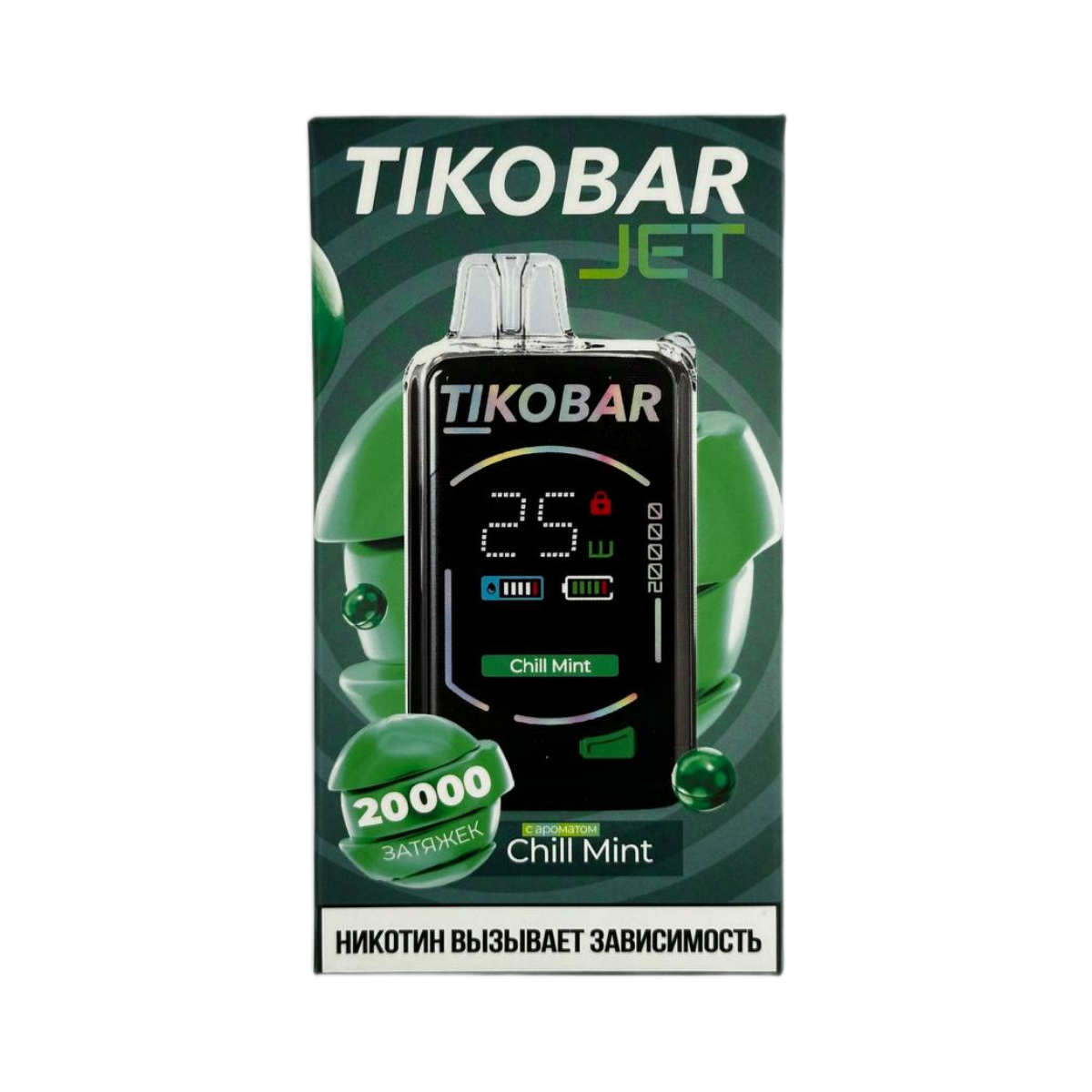 TIKOBAR JET 20000 Свежая мята 2%