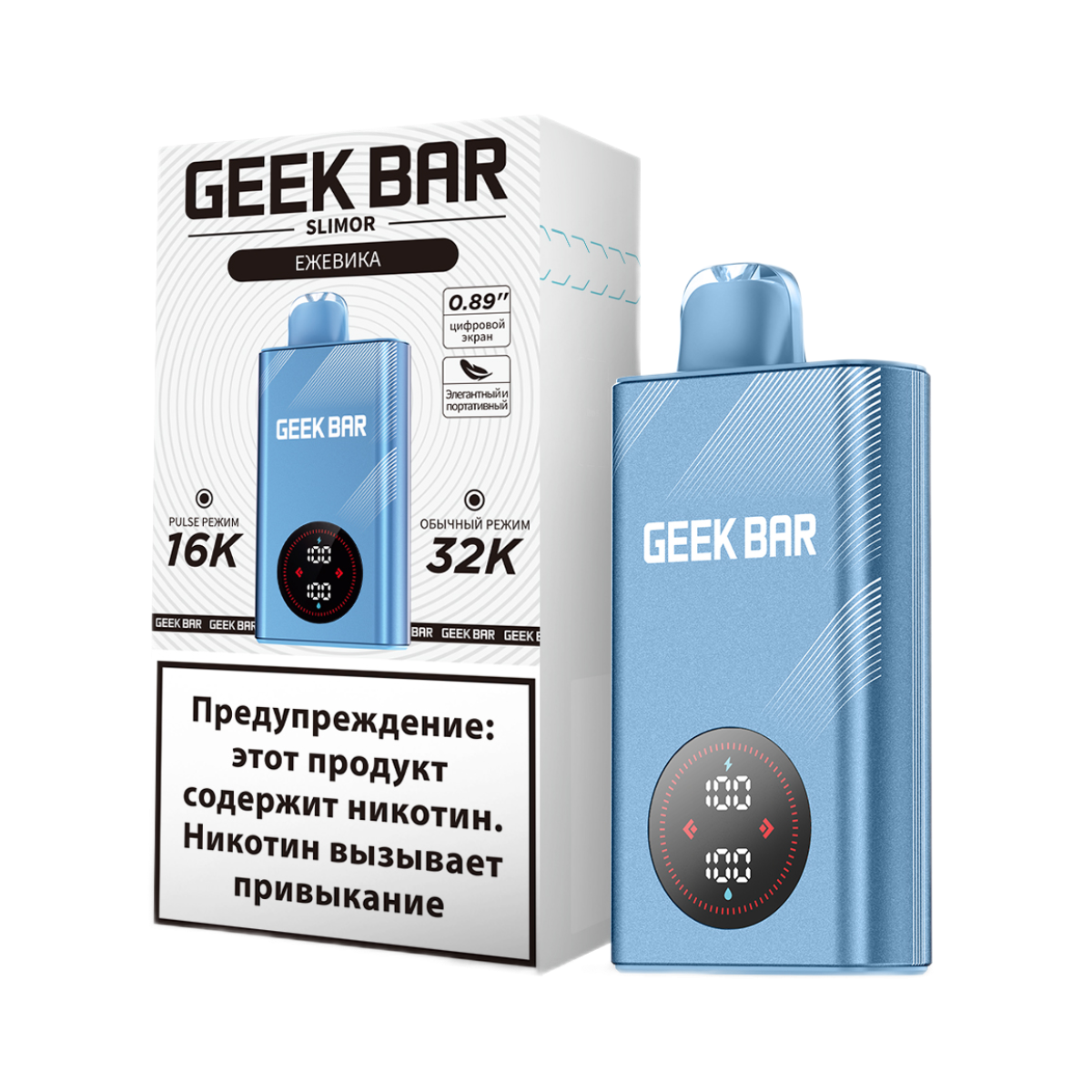 GEEK BAR SLIMOR 32000 Ежевика 2%