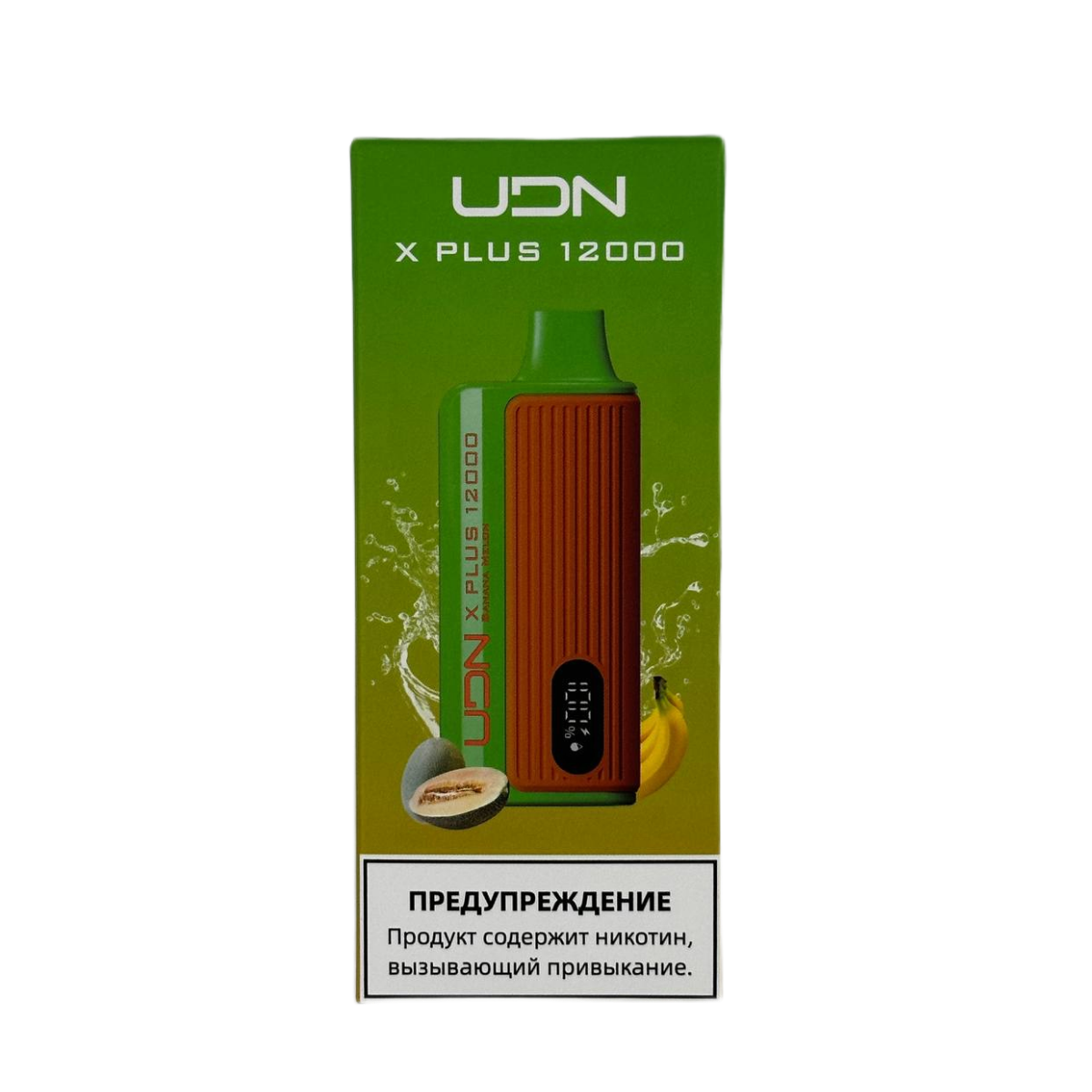 UDN BAR X PLUS 12000 Банан дыня 2%