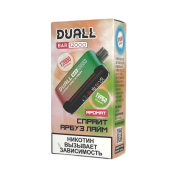 DUALL BAR 12000 Спрайт арбуз лайм 2%