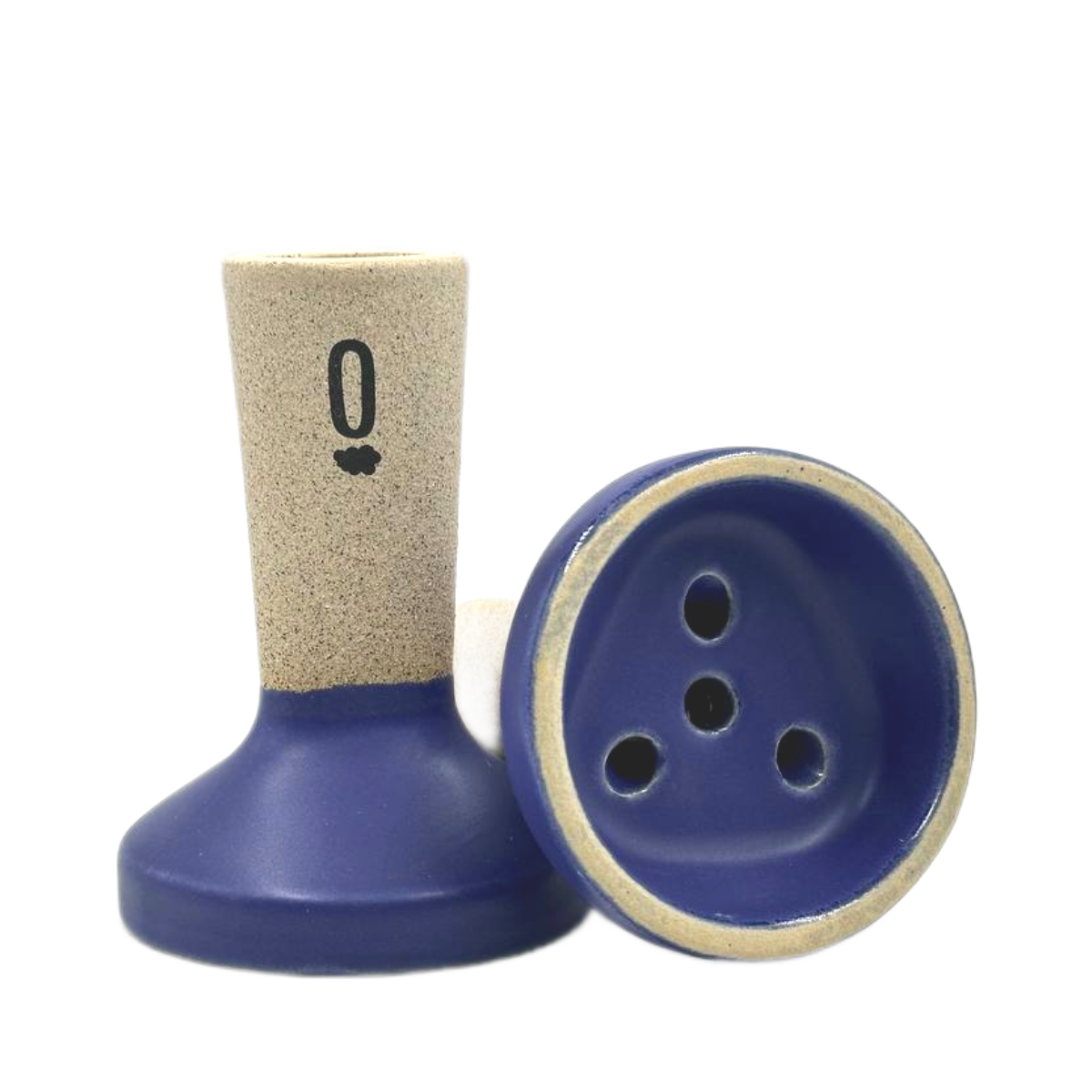 Кальянная чашка керамическая ОБЛАКО TRIO Black фиолетовый матовый