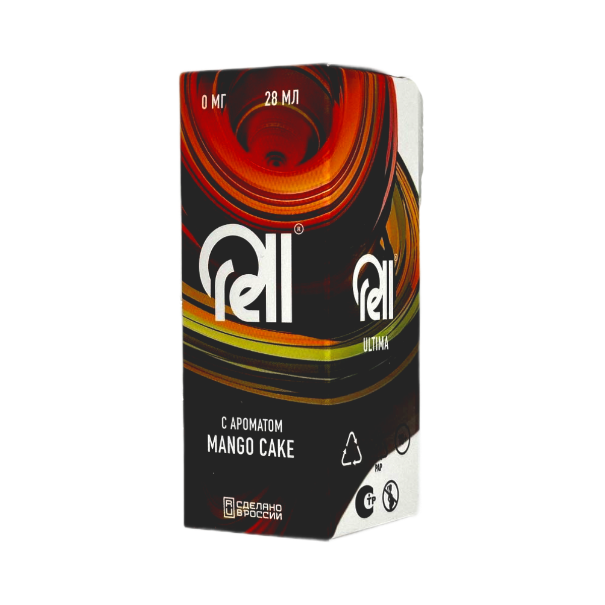 RELL ULTIMA + Nicobooster б/никотина Манговый пирог 30мл.0мг.