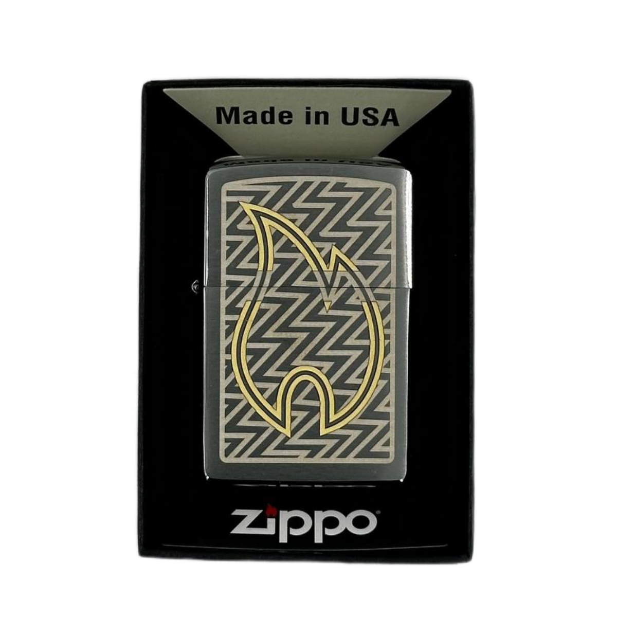 Заж.ZIPPO/48789 покр.Brushed Chrome, лат/сталь, серебро