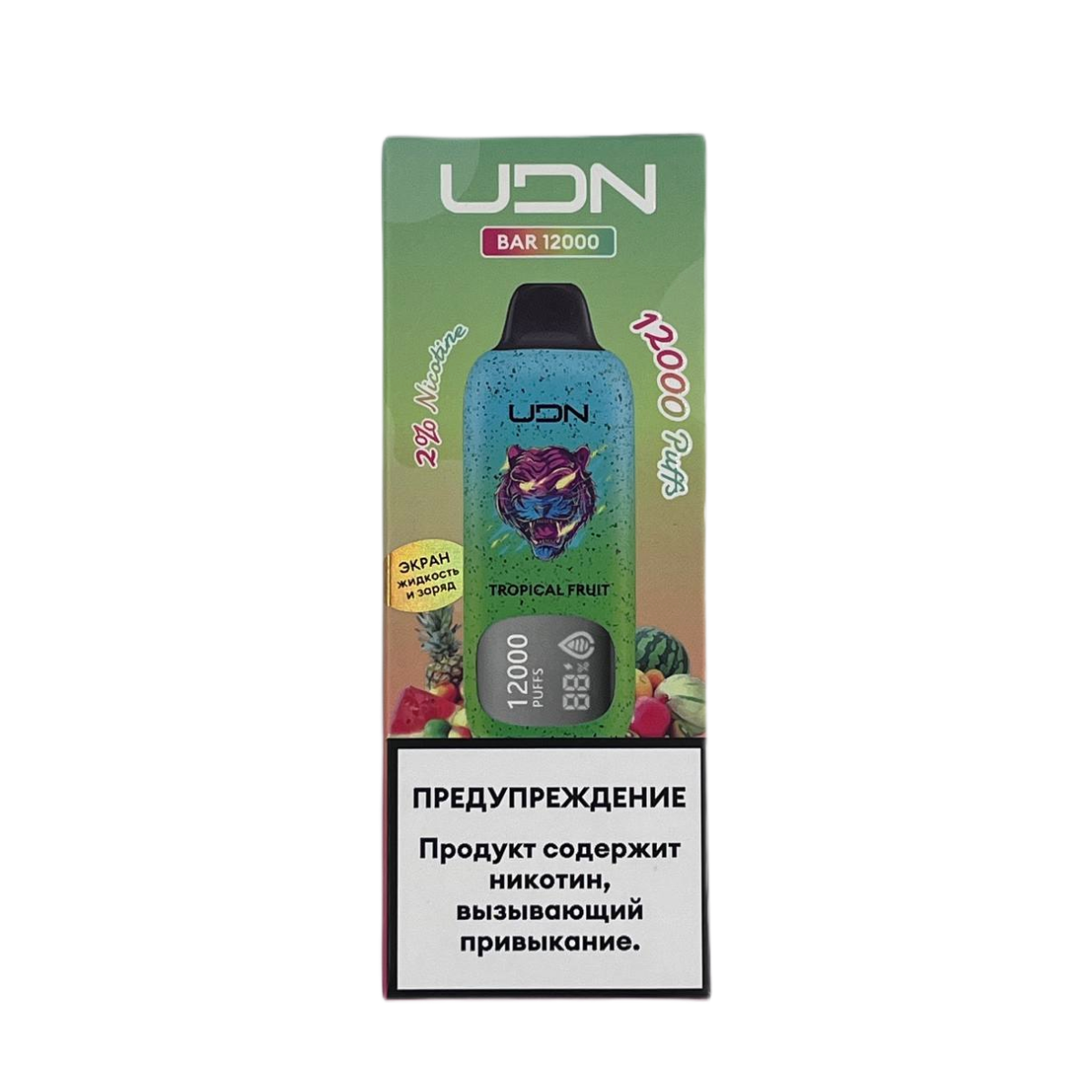 UDN BAR 12000 Тропические фрукты 2%