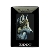 ZIPPO/48598 Linda Picken, покр.Black Matte лат/сталь, черн.