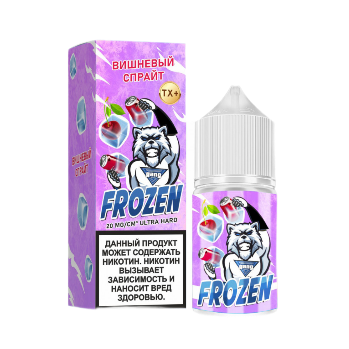 GANG FROZEN Ultra hard Вишневый спрайт 30мl. 20 мг