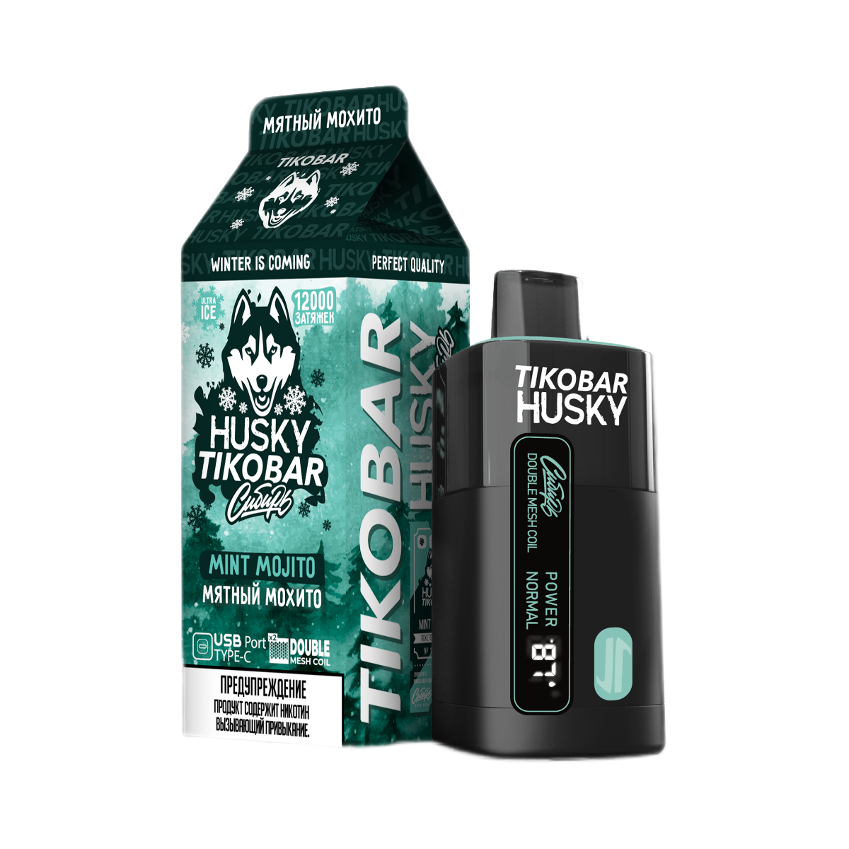 TIKOBAR HUSKY СИБИРЬ 12000 Мятный мохито 2%