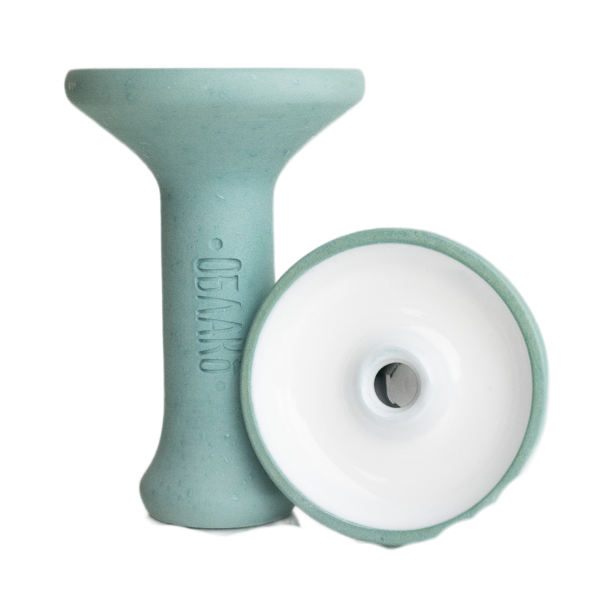 Кальянная чашка керамическая ОБЛАКО MONO Phunnel M голубой с белой