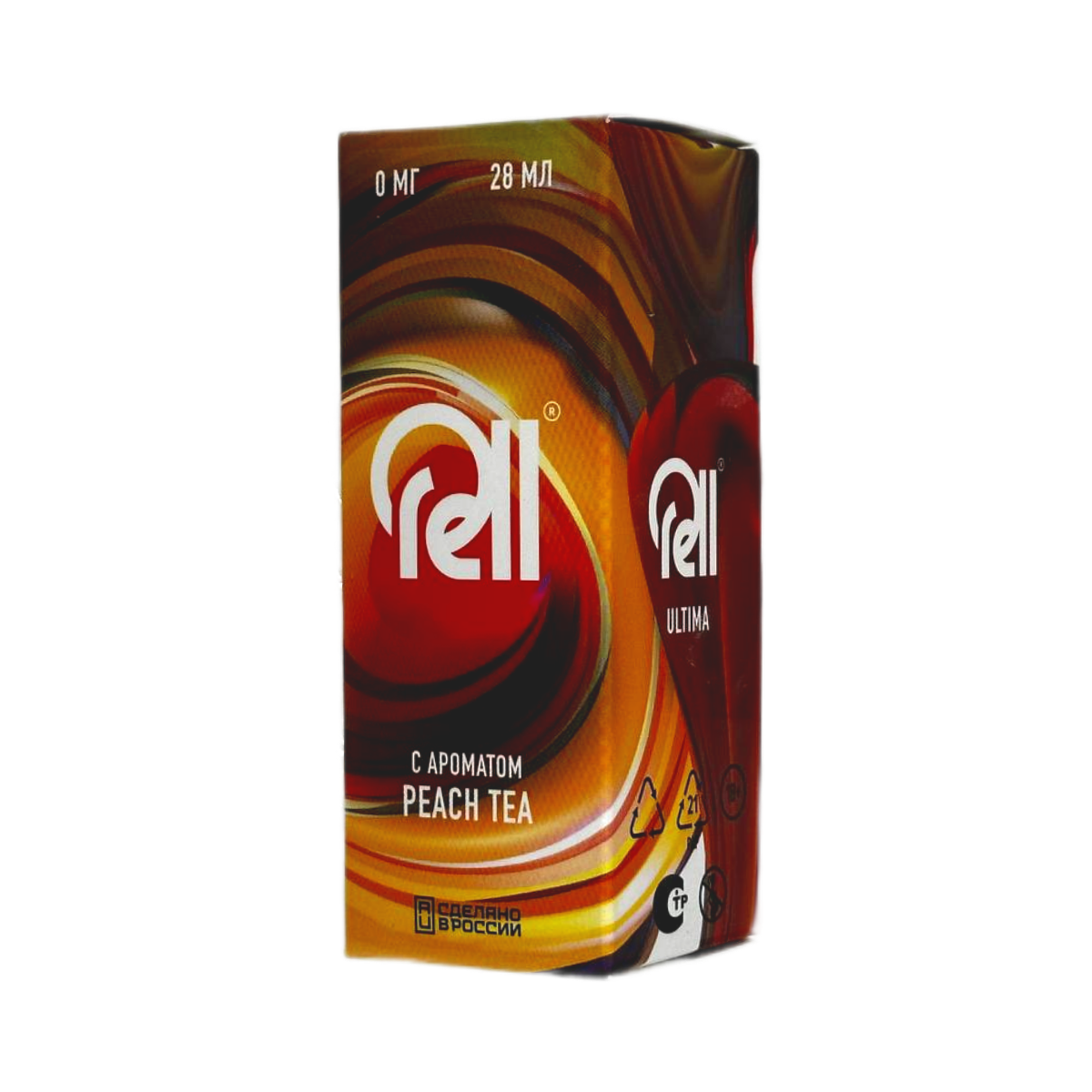 RELL ULTIMA + Nicobooster б/никотина Персиковый чай 30мл.0мг.