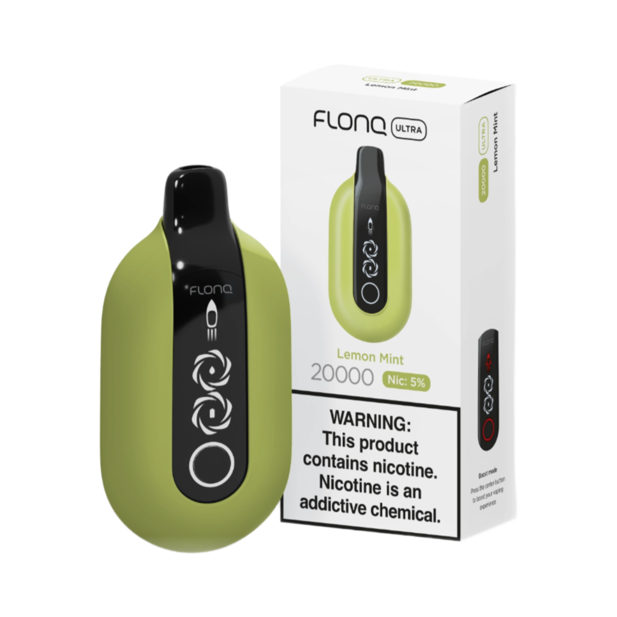 FLONQ Ultra 20000 Лимон мята 2%
