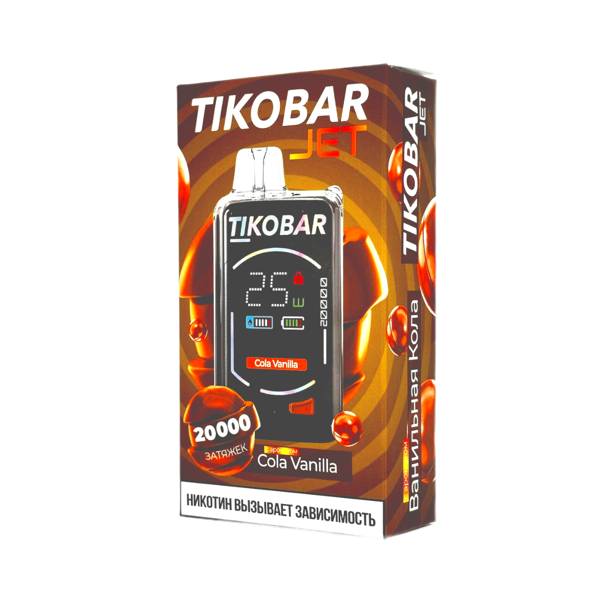 TIKOBAR JET 20000 Ванильная кола 2%