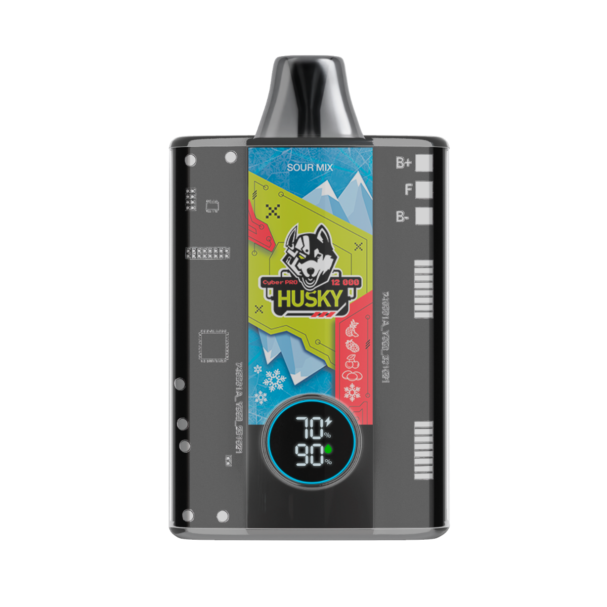 HUSKY CYBER PRO 12000 Фруктовый скиттлз лед 2%