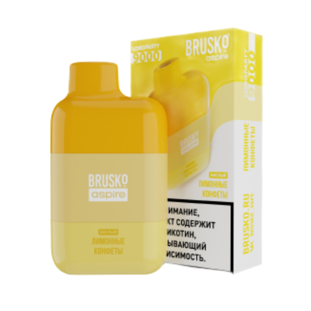 BRUSKO LONGPARTY 9000 Лимонные конфеты кислый 2%