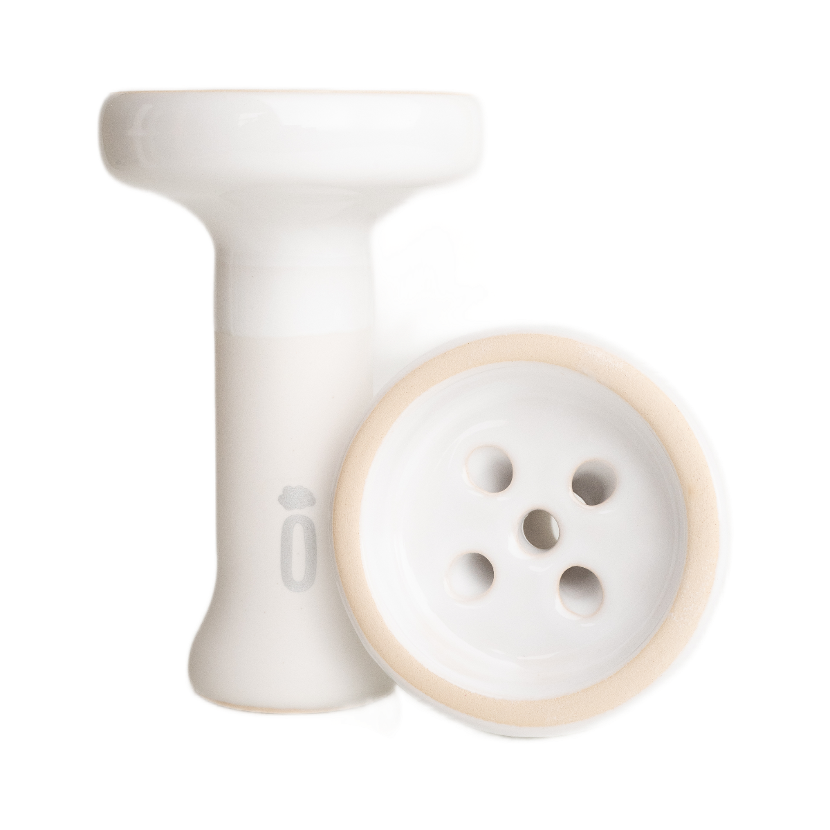 Кальянная чашка керамическая ОБЛАКО ДУША BLACK (белый)