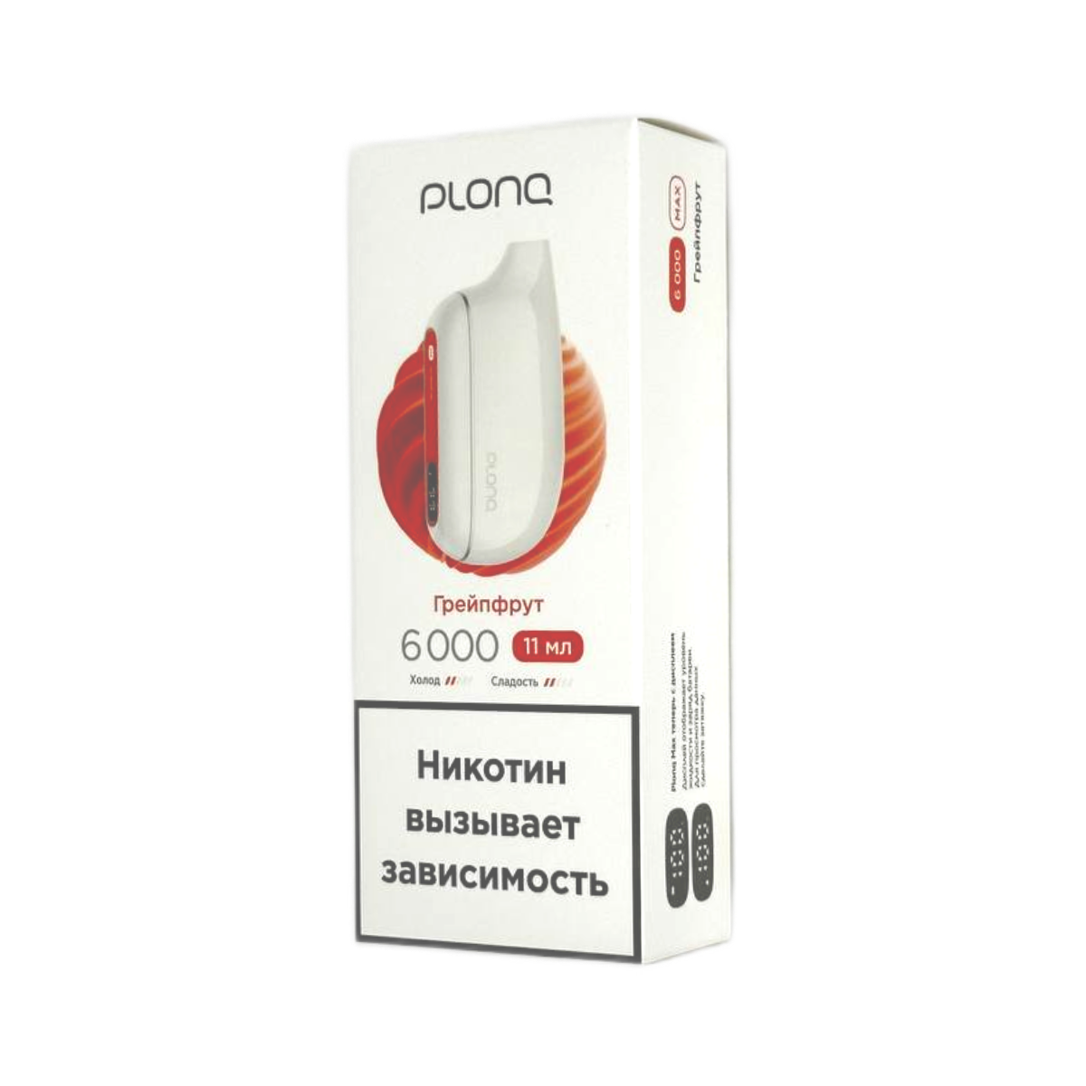 PLONQ MAX 6000 Грейпфрут 2%