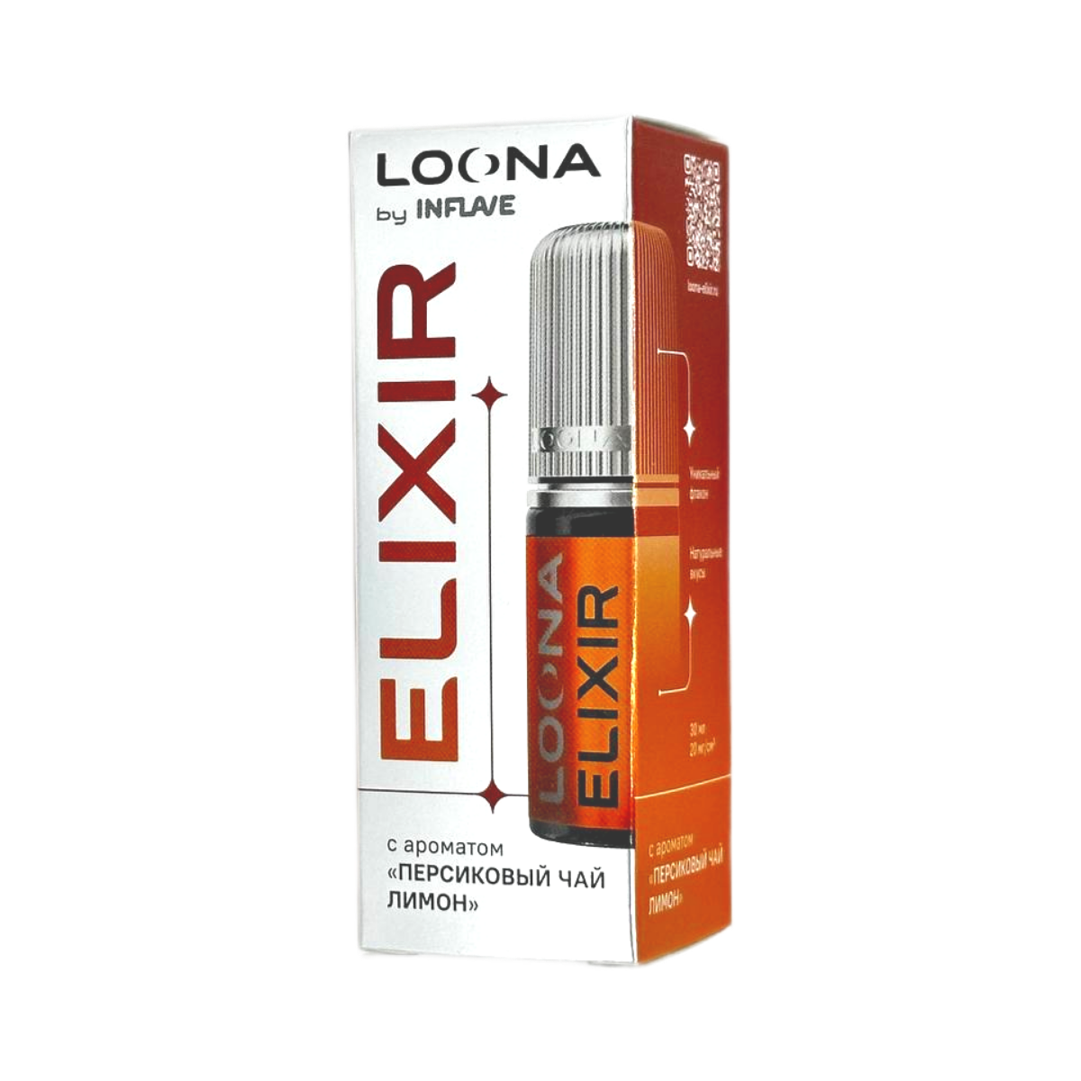 INFLAVE LOONA ELIXIR Персиковый чай лимон 30мл.20мг.