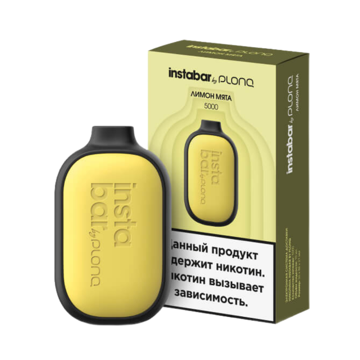 PLONQ INSTABAR 5000 Лимон мята 2%