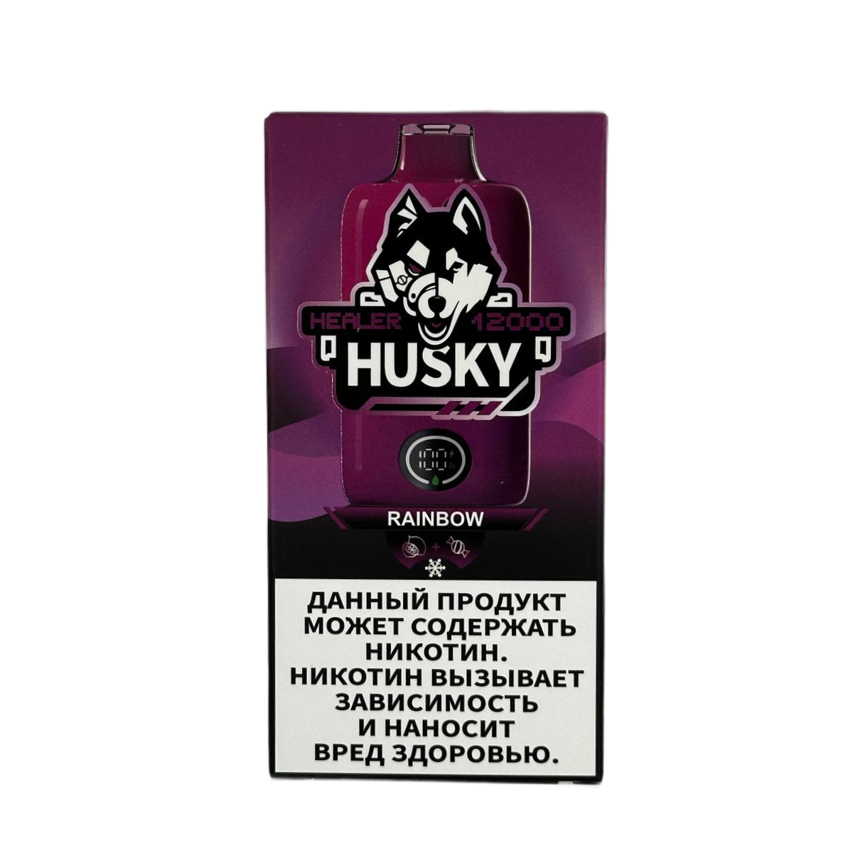 HUSKY HEALER 12000 Лимон кислый скитлс лед 2%