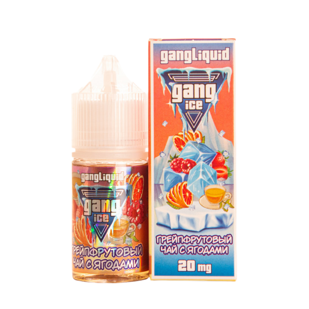 GANG ICE Грейпфрутовый чай ягоды 30мл 2%
