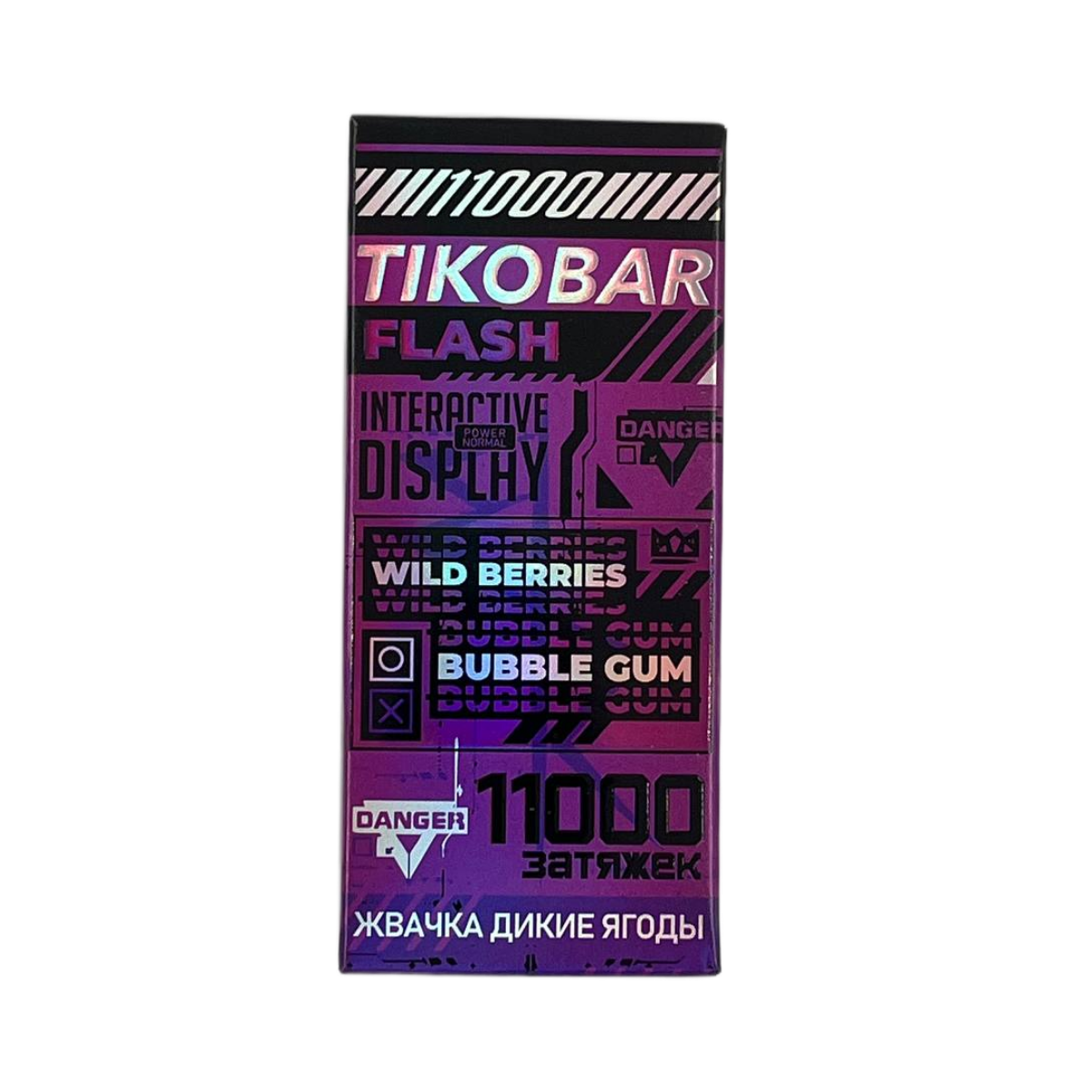 TIKOBAR FLASH 11000 Жвачка дикие ягоды 2%