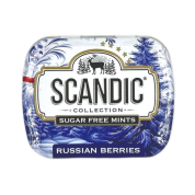 Конфеты SCANDIC Смородина базилик / Russian Berries б/сахара 14 гр