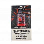 UDN BAR X 3 7000 Клубничный ментос 2%