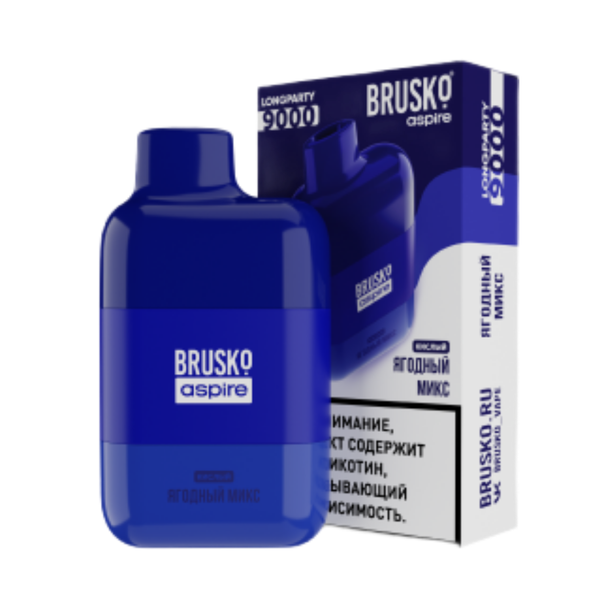 BRUSKO LONGPARTY 9000 Ягодный микс кислый 2%