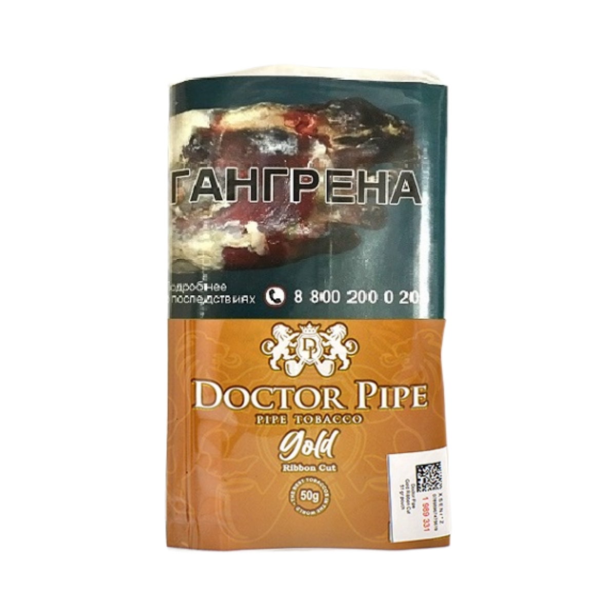 Табак труб. DOCTOR PIPE Gold Ribbon Cut 50 гр.