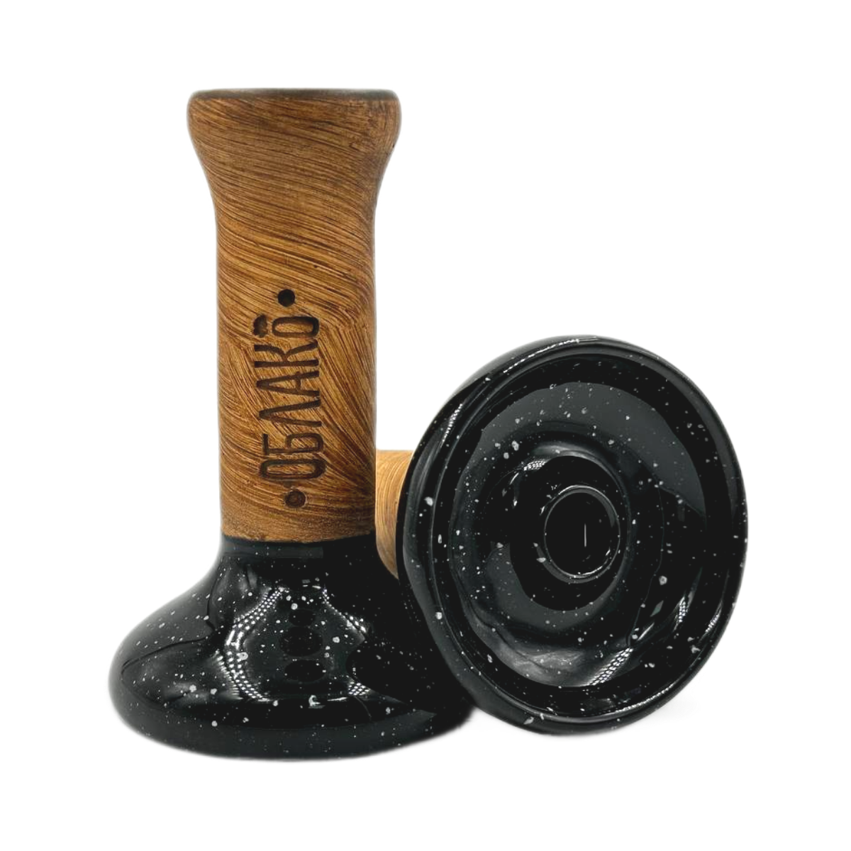 Кальянная чашка керамическая ОБЛАКО GLAZE STD Phunnel M черный космос