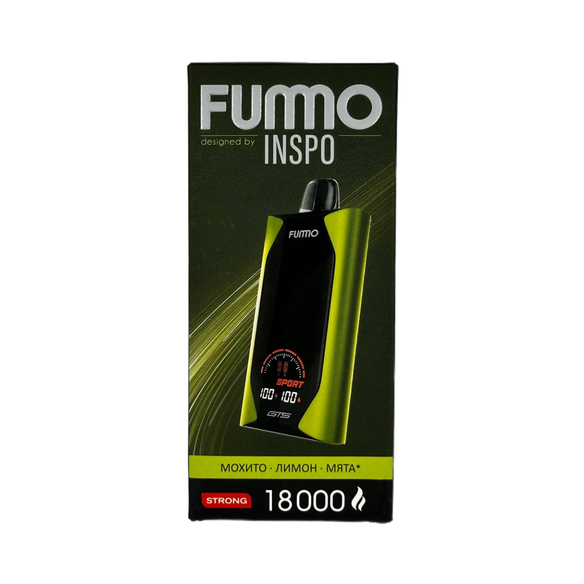 FUMMO GTS 18000 Мохито лимон мята strong 2%