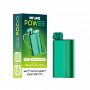 INFLAVE POWER 9000 Зеленое манго мята 2%