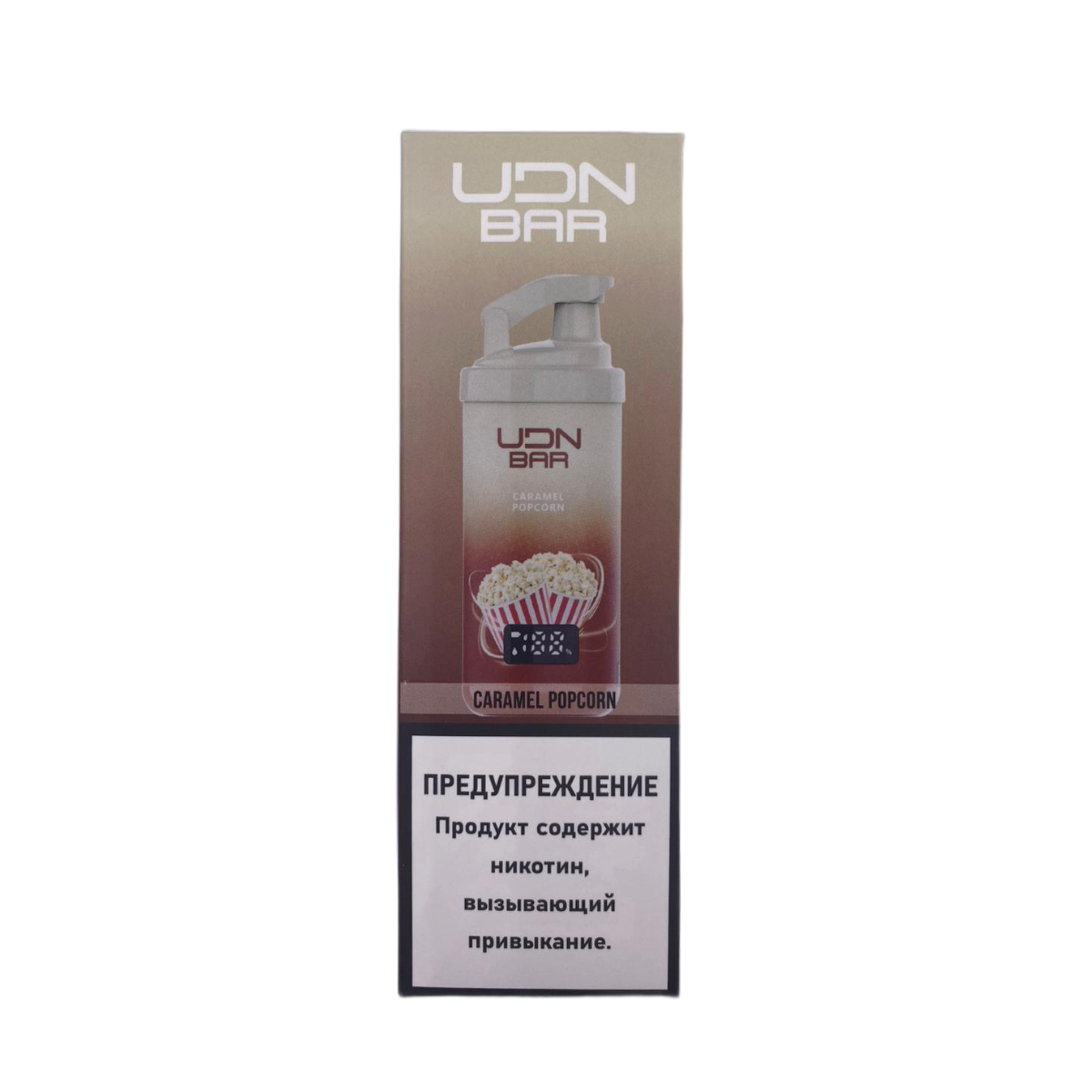 UDN BAR 7000 Карамельный попкорн 2%