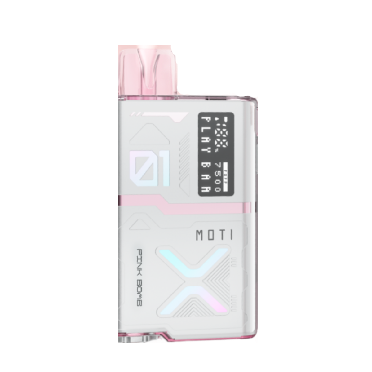 MOTI PLAY BAR 7500 Розовая бомба 2%