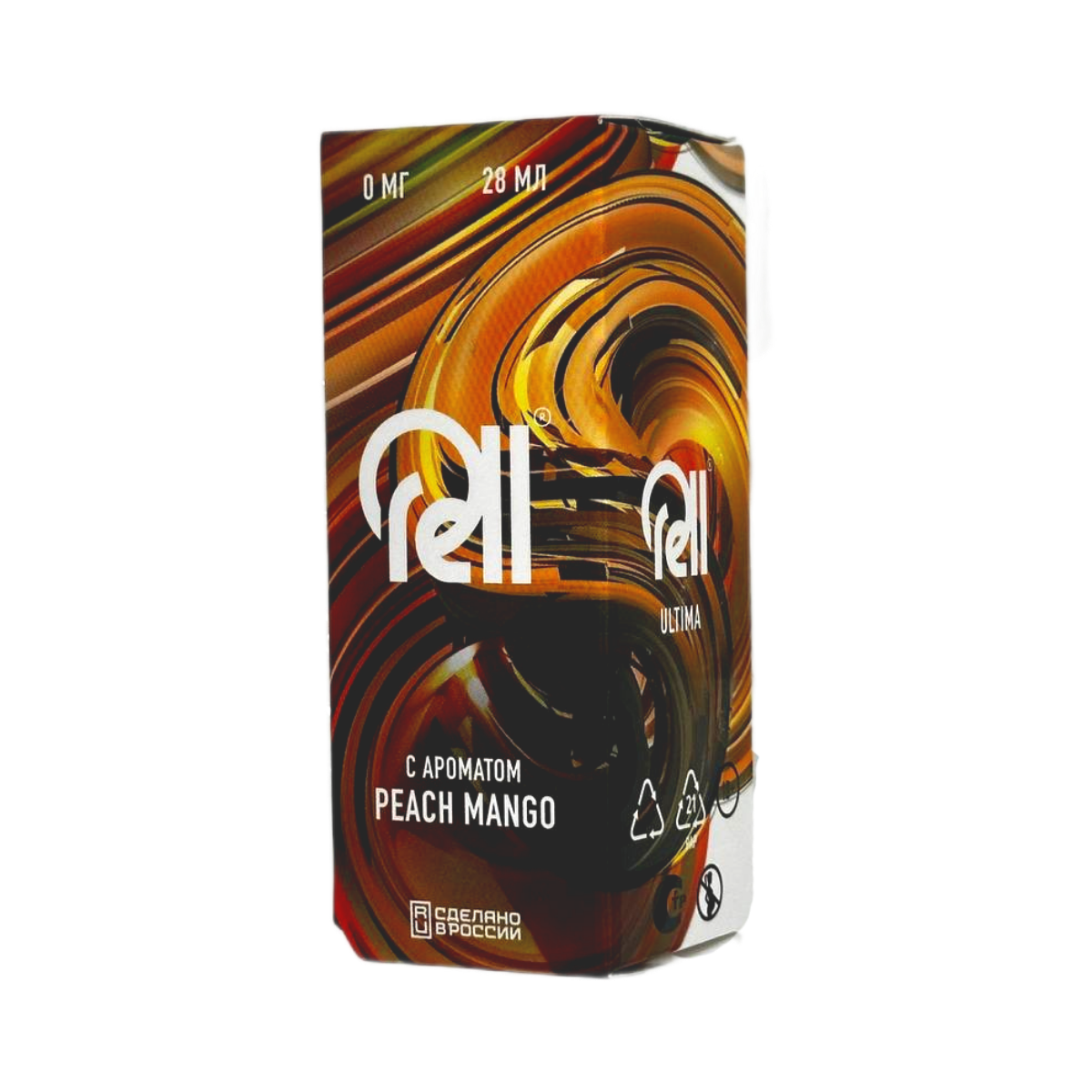RELL ULTIMA + Nicobooster б/никотина Персик манго 30мл.0мг.