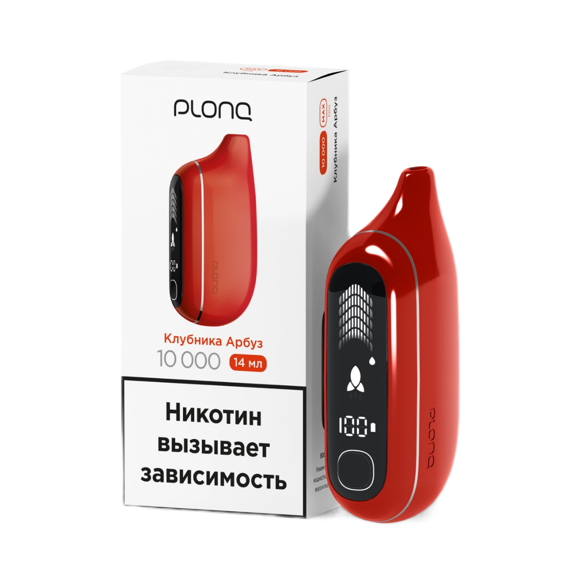 PLONQ MAX PRO 10000 Клубника арбуз 2%