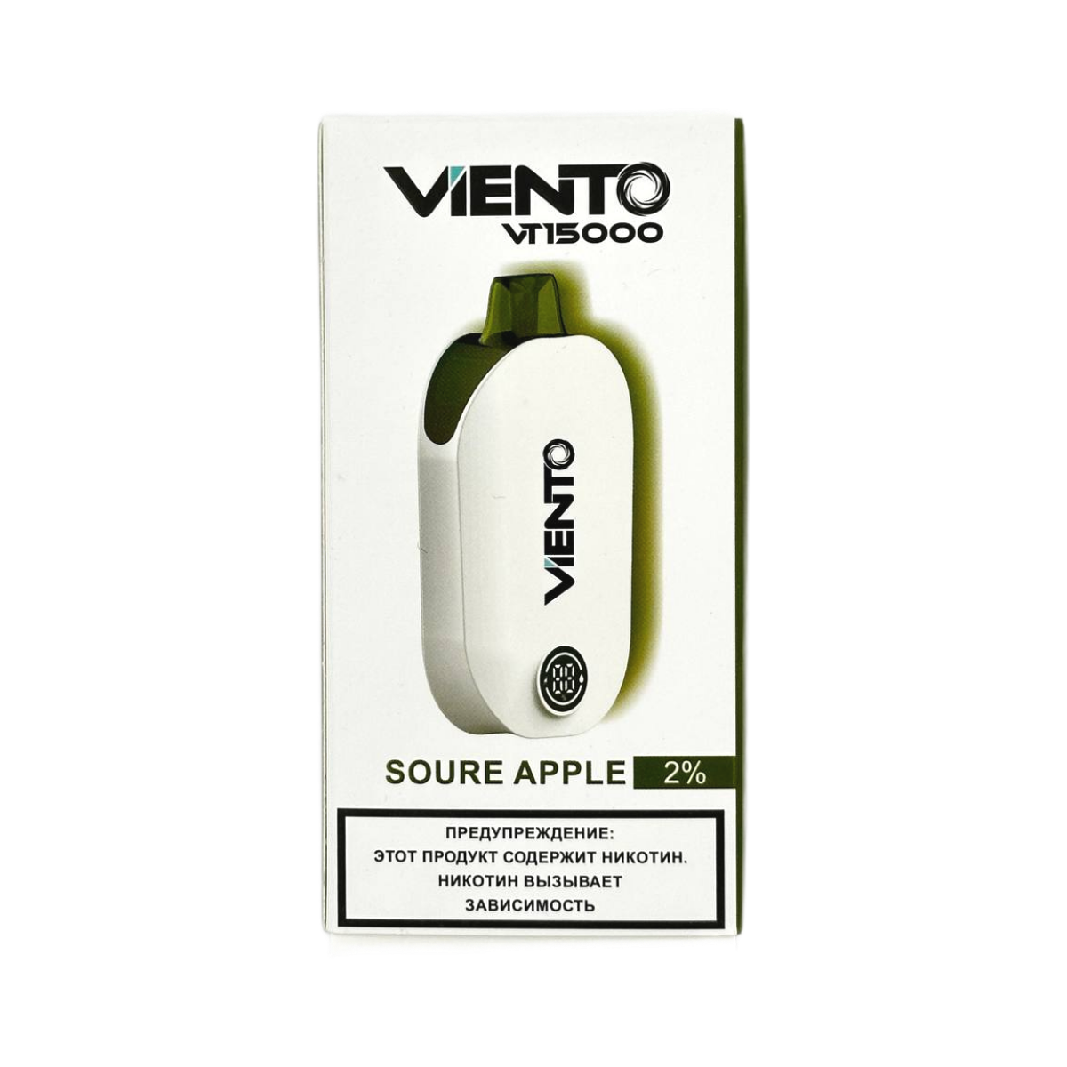 VIENTO VT 15000 Кислое яблоко 2%