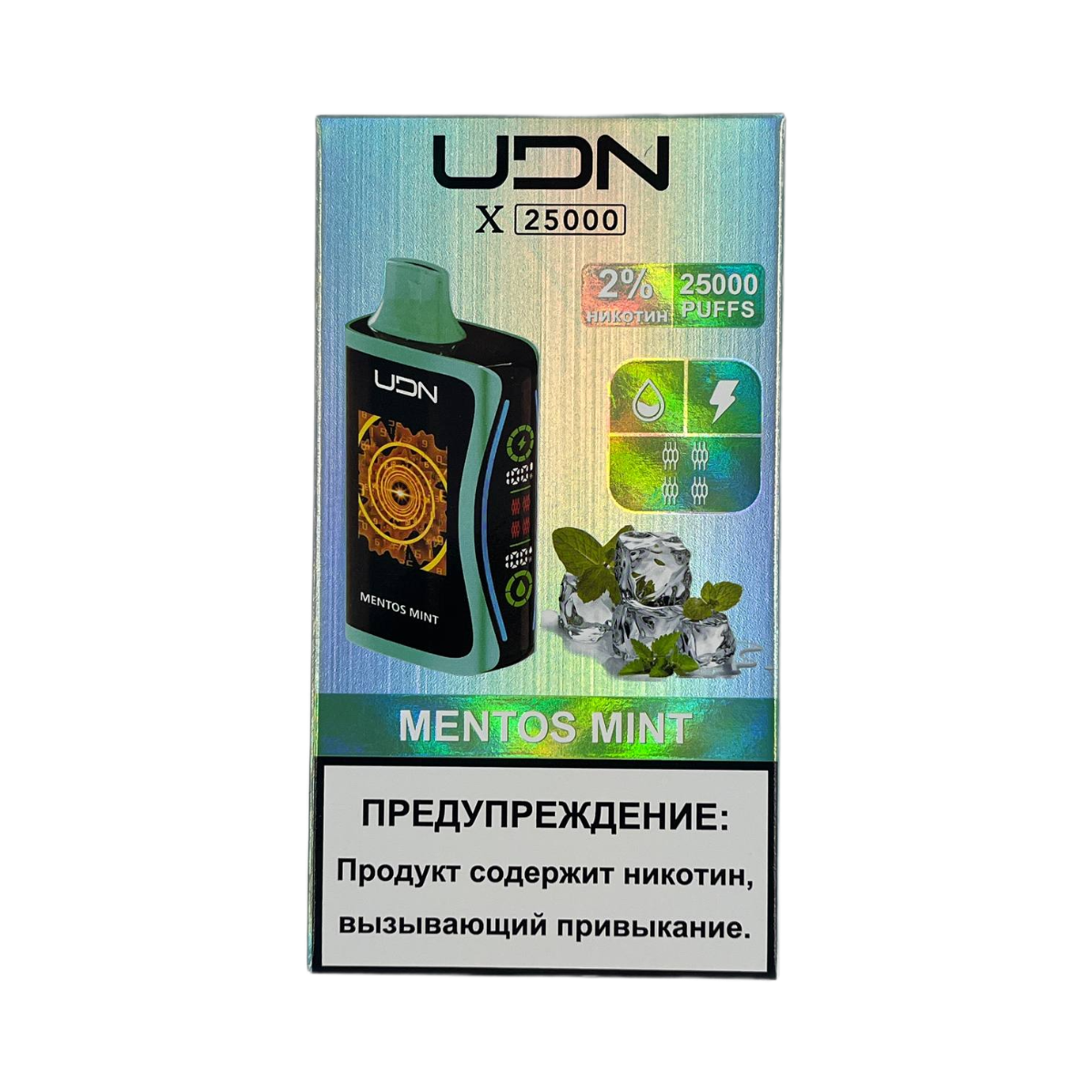 UDN X 25000 Ментос мятный 2%