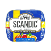 Конфеты SCANDIC Цитрусовый микс /Citrus Mix б/сахара 14 гр