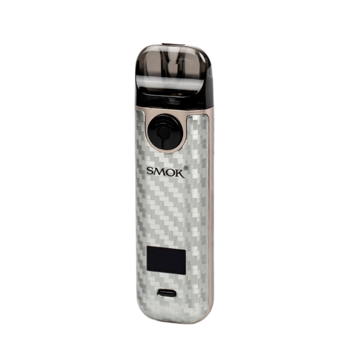 SMOK NOVO 4 Pod 800mAh 25W Kit Silver Carbon Fiber SMOK-083F