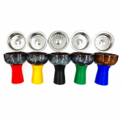 Кальянная чашка TVC силикон/керамика/металл цветная