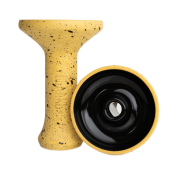 Кальянная чашка керамическая ОБЛАКО MONO Phunnel M желтый с черной