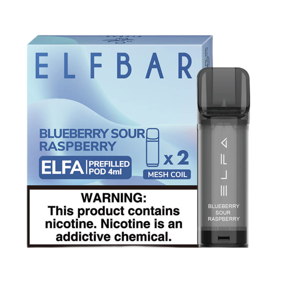Картридж ELFBAR Черника кислая малина 4мл х 2шт